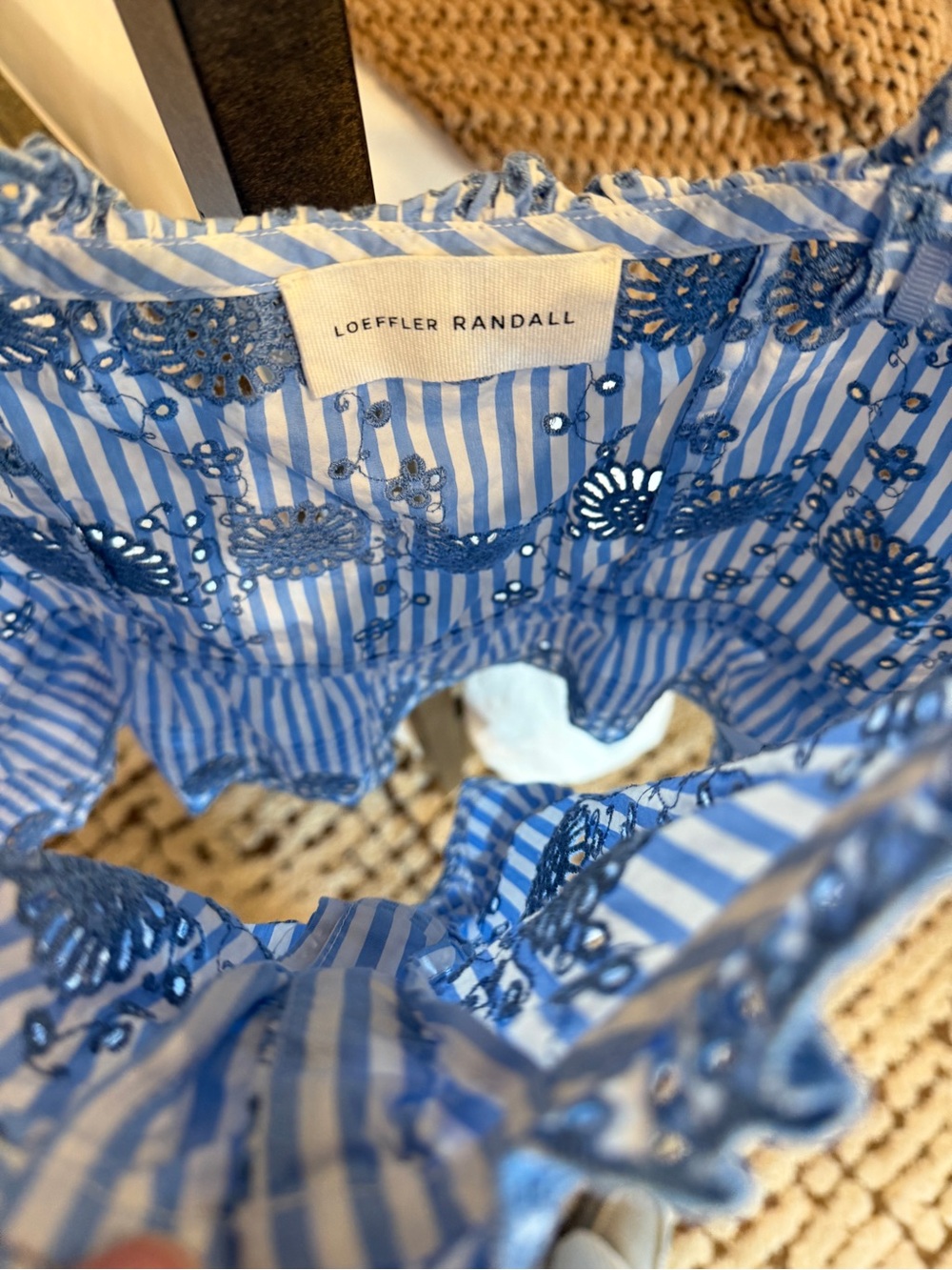 Loeffler Randall eyelet top - Picture 3 of 4